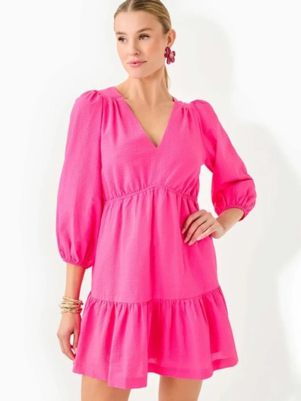 🩷NWT👗** LILLY PULITZER** Deacon Dress Passion Fruit Pink - Size 6
